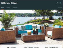 Tablet Screenshot of khomogear.com